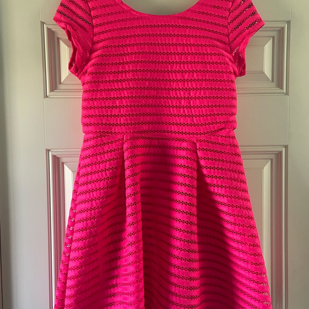 The Children's Place Bright Pink Striped Dress